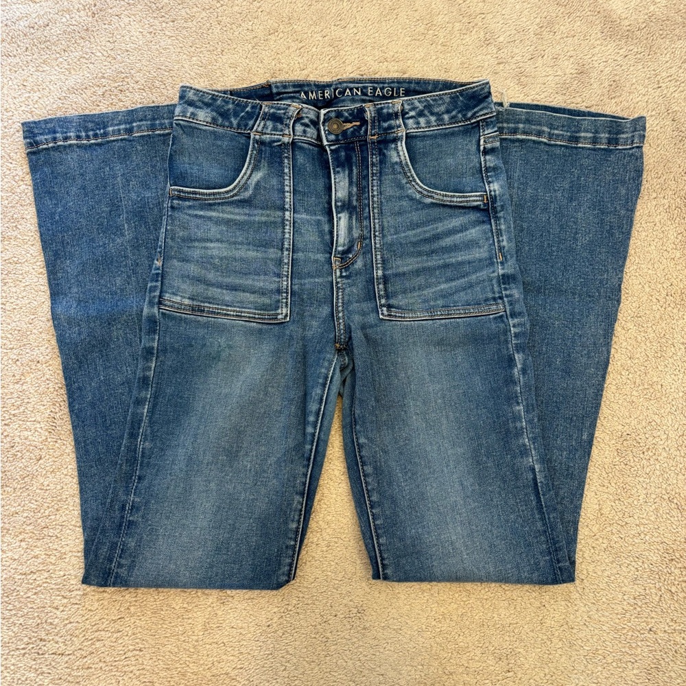 American Eagle High Rise Flare Jeans